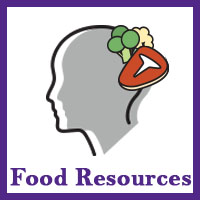 Image of a generic head with food